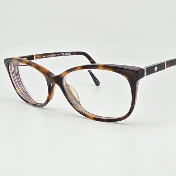 Kate Spade New York Kaileigh 086 Havana Eyeglasses Frame w/ Flexhinge 52-15-140 - Picture 1 of 10